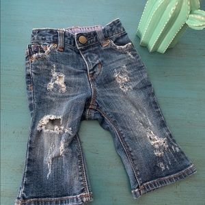 Distressed jeans infant